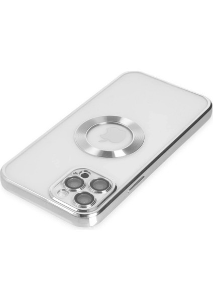 Newface iPhone 12 Pro Max Kılıf Slot Silikon - Gümüş fırsatları