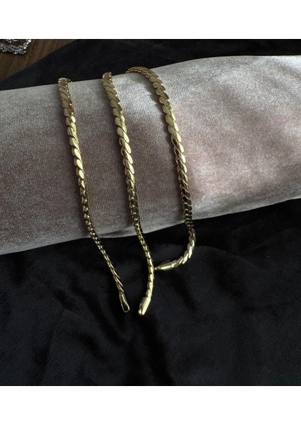 Xupıng Çelik Gold Bileklik