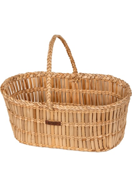 Atandu Home %100 El Yapımı Doğal Hasır Kulplu Piknik Sepeti – 43x22x18 cm | Piknik ve Hediye Sepeti Olarak Kullanıma Uygun | Dekoratif Çok Amaçlı Sepet indirimleri