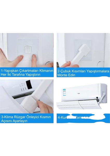 Ayarlanabilir Delikli Klima Hava Yönlendirici 58-105 cm Klima Çarpması Siperliği Aparatı fırsatları