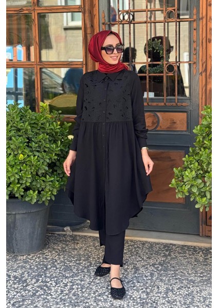Nurcan Çetin Tunik 25212A Siyah