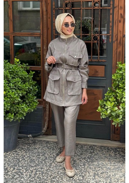 Nurcan Çetin Pantolonlu Takım 25463 Mint