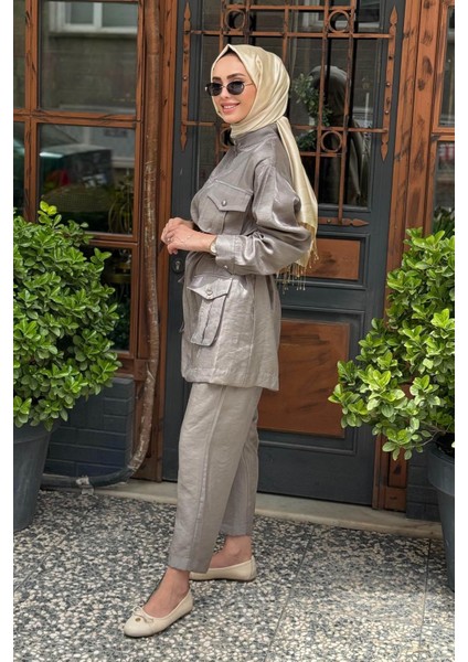 Nurcan Çetin Pantolonlu Takım 25463 Mint