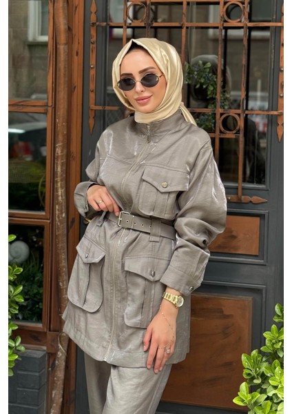 Nurcan Çetin Pantolonlu Takım 25463 Mint