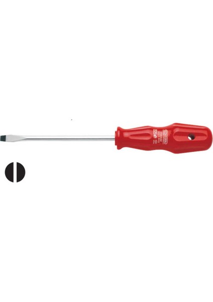 Düz Uçlu Tornavida 5.5X125 Mm, Dayanıklı ve Kullanışlı El Aleti