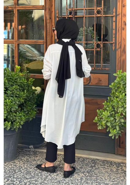 Nurcan Çetin Tunik 25212A Ekru