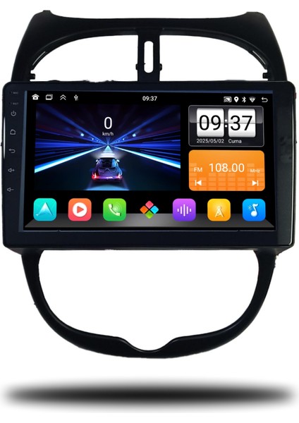 Peugeot 206 1999-2011 Arası 6-128 GB Multimedya Navigasyon