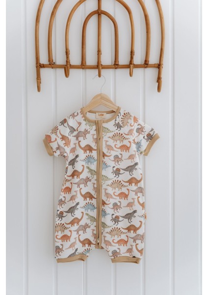 0.5 Tog Yazlık Bebek & Çocuk Uyku Tulumu, %100 Pamuk - Dinozorlar fiyatları