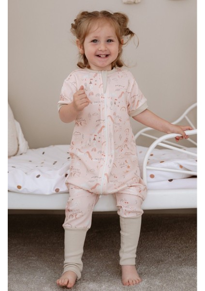 0.5 Tog Yazlık Bebek & Çocuk Uyku Tulumu, %100 Pamuk - Unicorn
