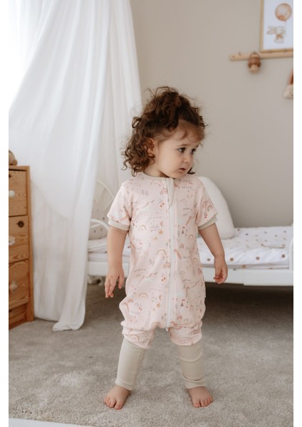 0.5 Tog Yazlık Bebek & Çocuk Uyku Tulumu, %100 Pamuk - Unicorn fırsatları