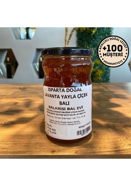 Lavanta Balı 850gr -Yöresel Lezzet