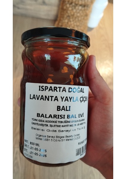 Lavanta Balı 850gr -Yöresel Lezzet fırsatları