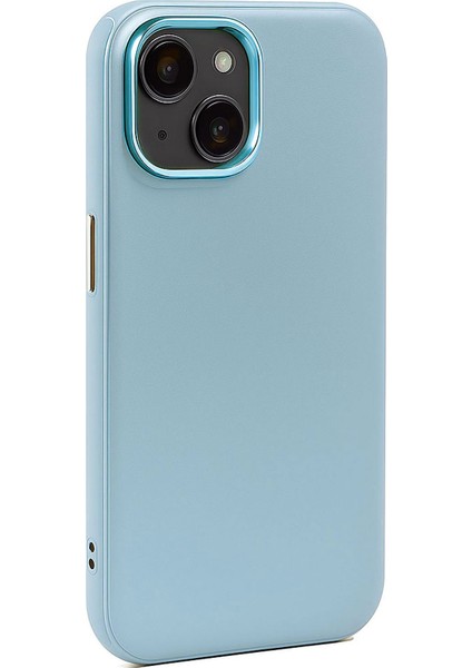 Apple iPhone 13 Kılıf Pu Deri Magsafe Uyumlu Silikon Kapak