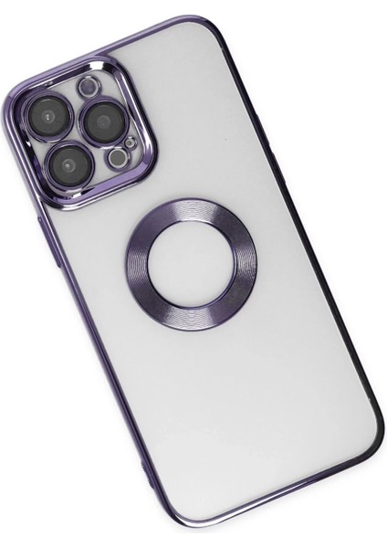 Newface iPhone 14 Pro Max Kılıf Slot Silikon - Mor modelleri