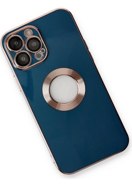 Newface iPhone 14 Pro Max Kılıf Store Silikon - Mavi modelleri