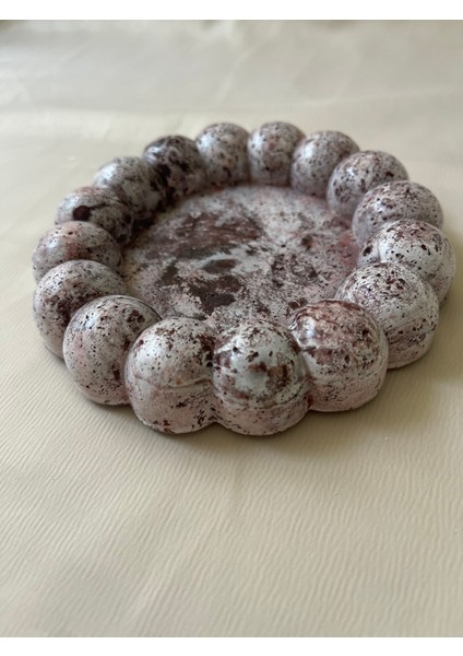 Mermer Desenli (Vernikli) Takıkasesi/bardakaltlığı