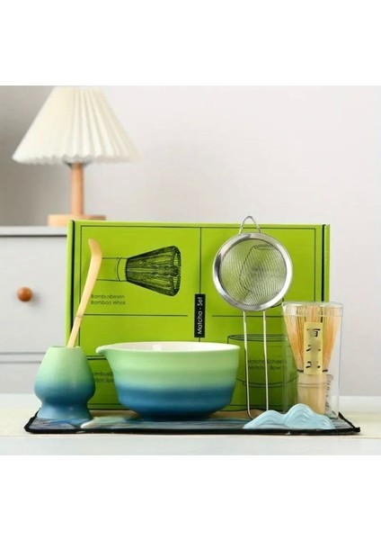 Matcha Seti, Seramik Kase ve Bambu Süpürge ile Japon Çay Seremonisi fiyatları