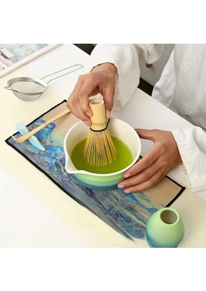 Matcha Seti, Seramik Kase ve Bambu Süpürge ile Japon Çay Seremonisi fırsatları