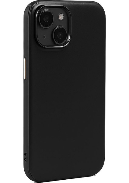 Apple iPhone 13 Kılıf Pu Deri Magsafe Uyumlu Silikon Kapak