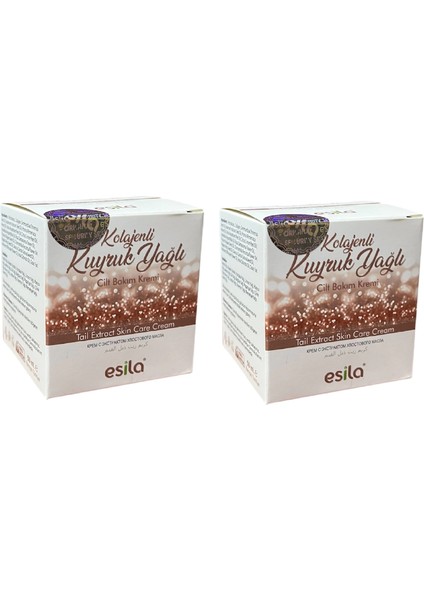Kolejenli Kuyruk Yağlı Cilt Bakım Kremi 50 ml, 2 Adet Esila