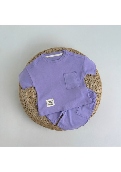 Lila Unisex Çocuk Takım