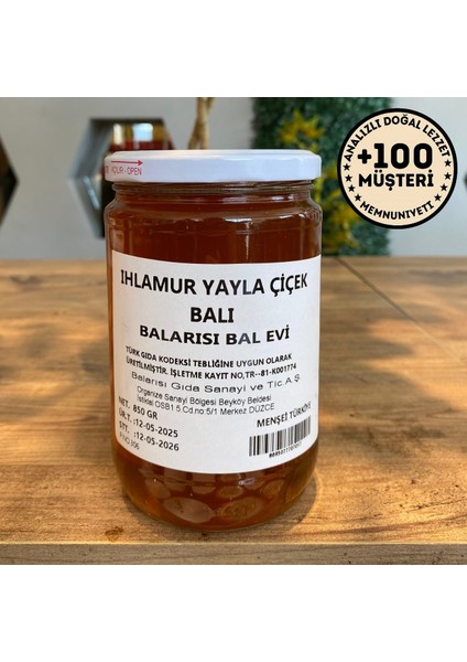 Ihlamur Balı 850 gr -Yöresel Doğal Lezzet