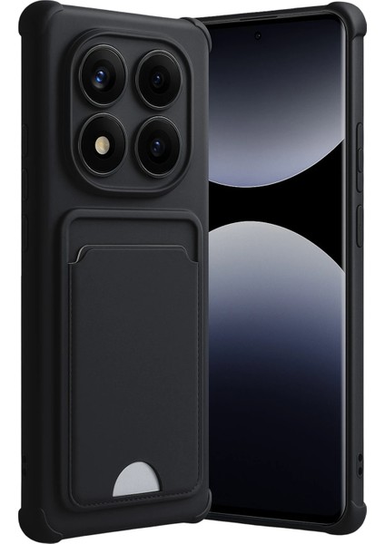 Xiaomi Redmi Note 14 Pro Plus Kelvin Kartvizitli Silikon - Siyah Dsdrn