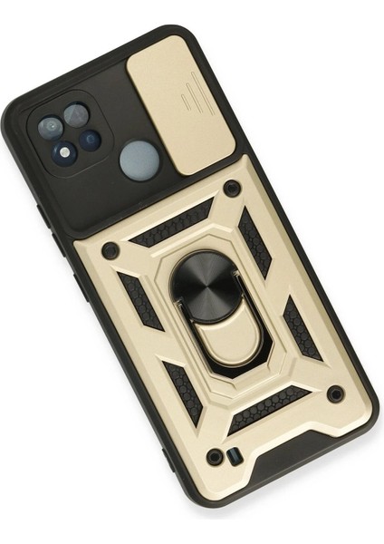 Realme C11 2021 Kılıf Pars Lens Yüzüklü Silikon - Gold - CRM5330-1058 fiyatları