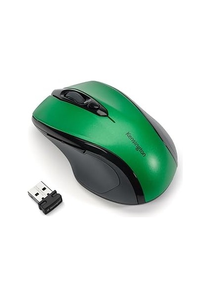 Kensington K72424WW Pro Fit Mid Size-Kablosuz Fare (2,4ghz, 1750DPI) Zümrüt Yeşili