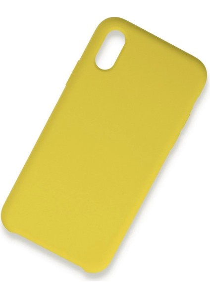 iPhone Xs Max Kılıf Lansman Legant Silikon - Sarı - CRM9826-5469