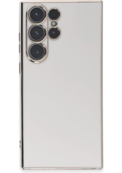 Samsung Galaxy S23 Ultra Kılıf Volet Silikon - Beyaz - CRM1668-4307
