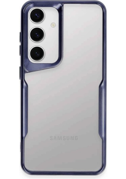 Samsung Galaxy S24 Kılıf Boyi Silikon Kapak - Lacivert - CRM5206-1255