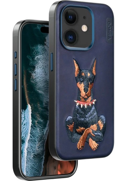 iPhone 11 Perma Desenli Kapak - Lacivert - CRM6794-9019