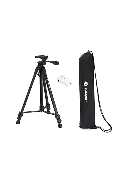 Fotopro DIGI-9300 Alüminyum Tripod, Fotoğraf ve Video Kameraları Için, Siyah