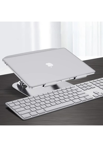 Ally T602 Ayarlanabilir Katlanır Isı Havalandırmalı Alüminyum Laptop Standı-( - CRM2466-3395