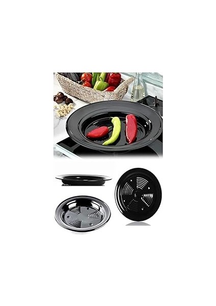 Ocak Üstü Emaye Közleme Tavası, Patlıcan, Biber, Kestane ve Mısır Közle, Ocak Üstü Patlıcan