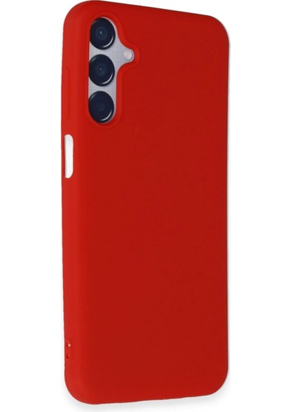 Samsung Galaxy M15 Kılıf First Silikon - Kırmızı - CRM3669-7668