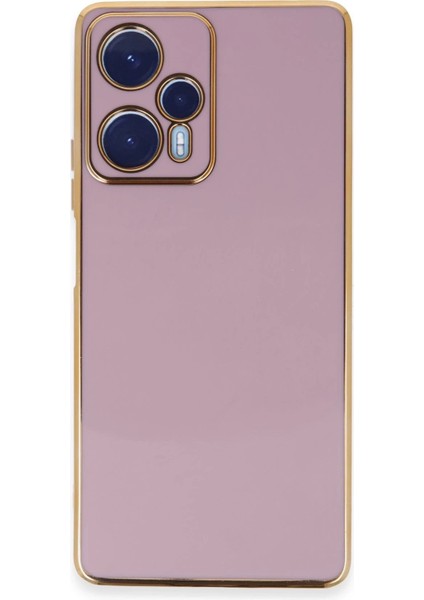 Xiaomi Poco F5 Kılıf Volet Silikon - Mor - CRM2264-8621