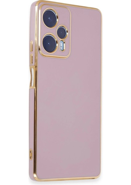 Xiaomi Poco F5 Kılıf Volet Silikon - Mor - CRM2264-8621