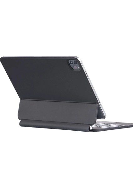 iPad Pro 12.9 (2022) Kılıf X9 Magic Manyetik Klavyeli Tablet Kılıfı - Siyah - CRM1064-8805