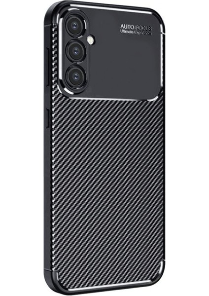 Samsung Galaxy A16 5g Kılıf Auto Focus Karbon Kapak - Siyah - CRM7127-7100