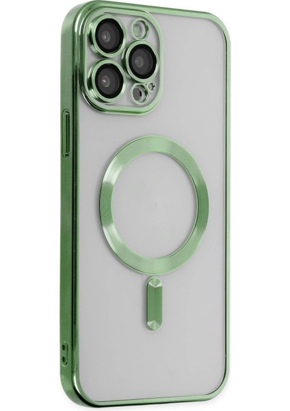iPhone 13 Pro Kılıf Kross Magneticsafe Kapak - Koyu Yeşil - CRM7422-6123