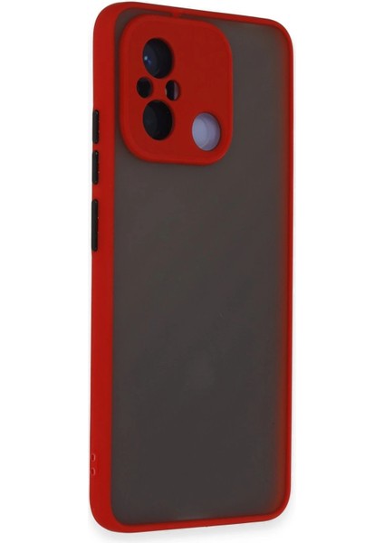 Xiaomi Redmi 12C Kılıf Montreal Silikon Kapak - Kırmızı - CRM4573-2333