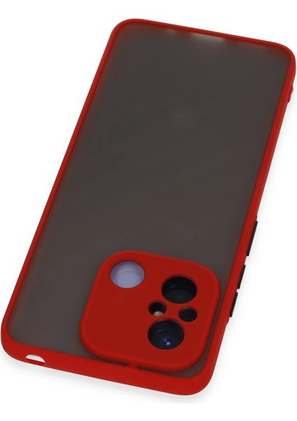 Xiaomi Redmi 12C Kılıf Montreal Silikon Kapak - Kırmızı - CRM4573-2333