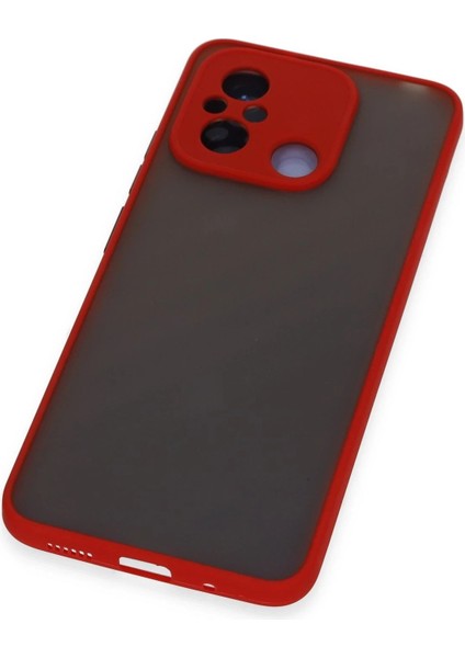 Xiaomi Redmi 12C Kılıf Montreal Silikon Kapak - Kırmızı - CRM4573-2333