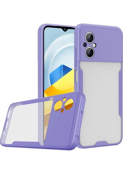 Xiaomi Poco M5 Kılıf Platin Silikon - Lila - CRM3230-4098