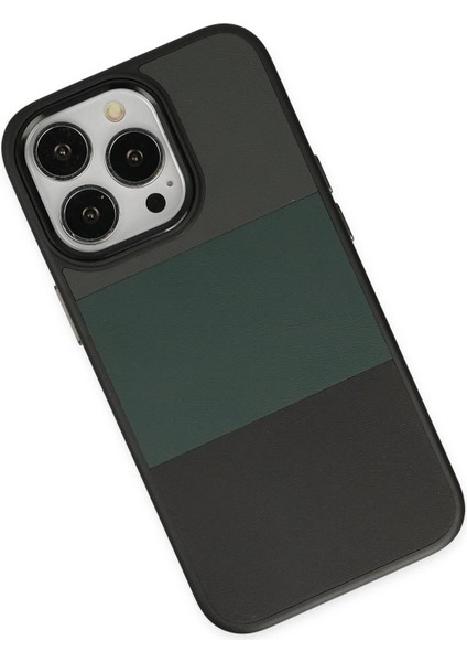 iPhone 14 Pro Max Kılıf King Kapak - Gri-Siyah - CRM6422-6117