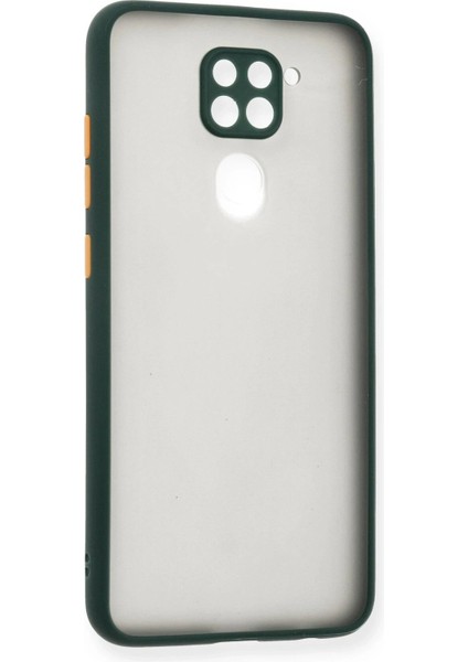 Xiaomi Redmi Note 9 Kılıf Montreal Silikon Kapak - Yeşil - CRM7555-6543