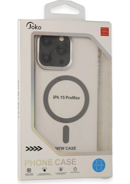 iPhone 15 Pro Max Bubble Magsafe Kapak - Lacivert - CRM5669-5937