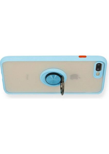 iPhone 7 Plus Kılıf Montreal Yüzüklü Silikon Kapak - Buz Mavi - CRM4886-1333 modelleri